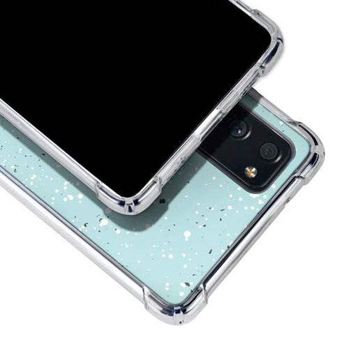 Mint Speckled Galaxy S20 FE Clear Case